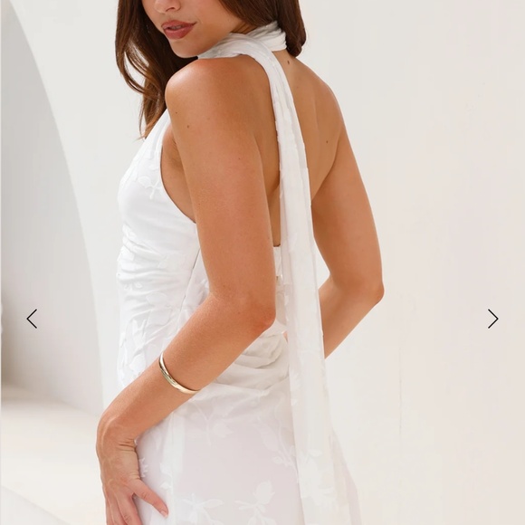 HELLO MOLLY DECADENT LOVE MINI DRESS WHITE - Picture 4 of 4